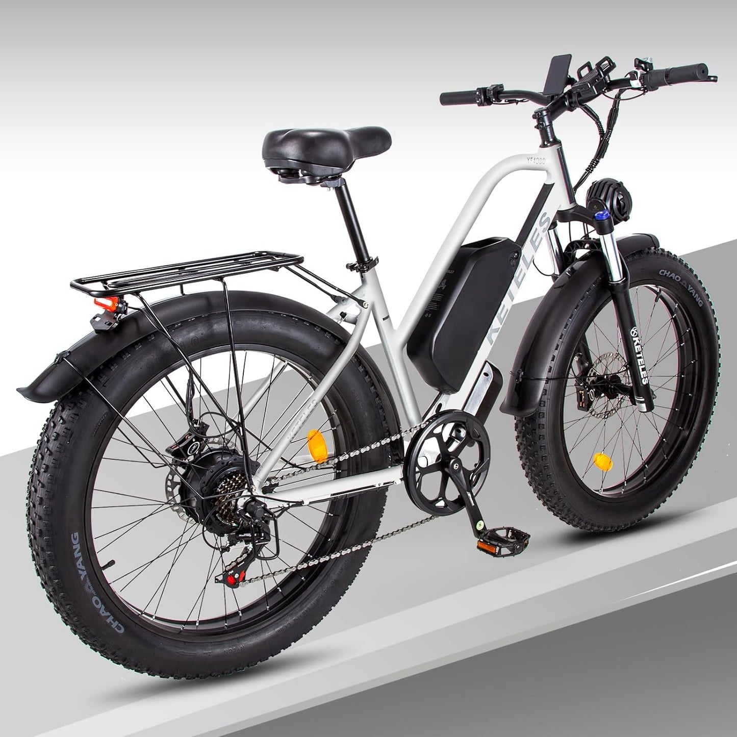 KETELES XF4000 1000W elektromos kerékpár 26" Fat Tire elektromos kerékpár