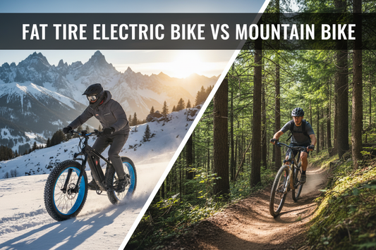 Fat Tire Electric Bike vs Mountain Bike: Which One Is Better ?