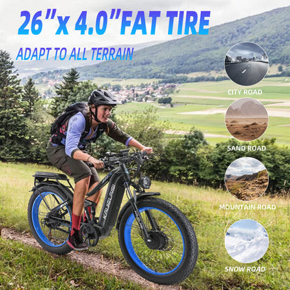 K801 electric mountain bike suitable for scenarios