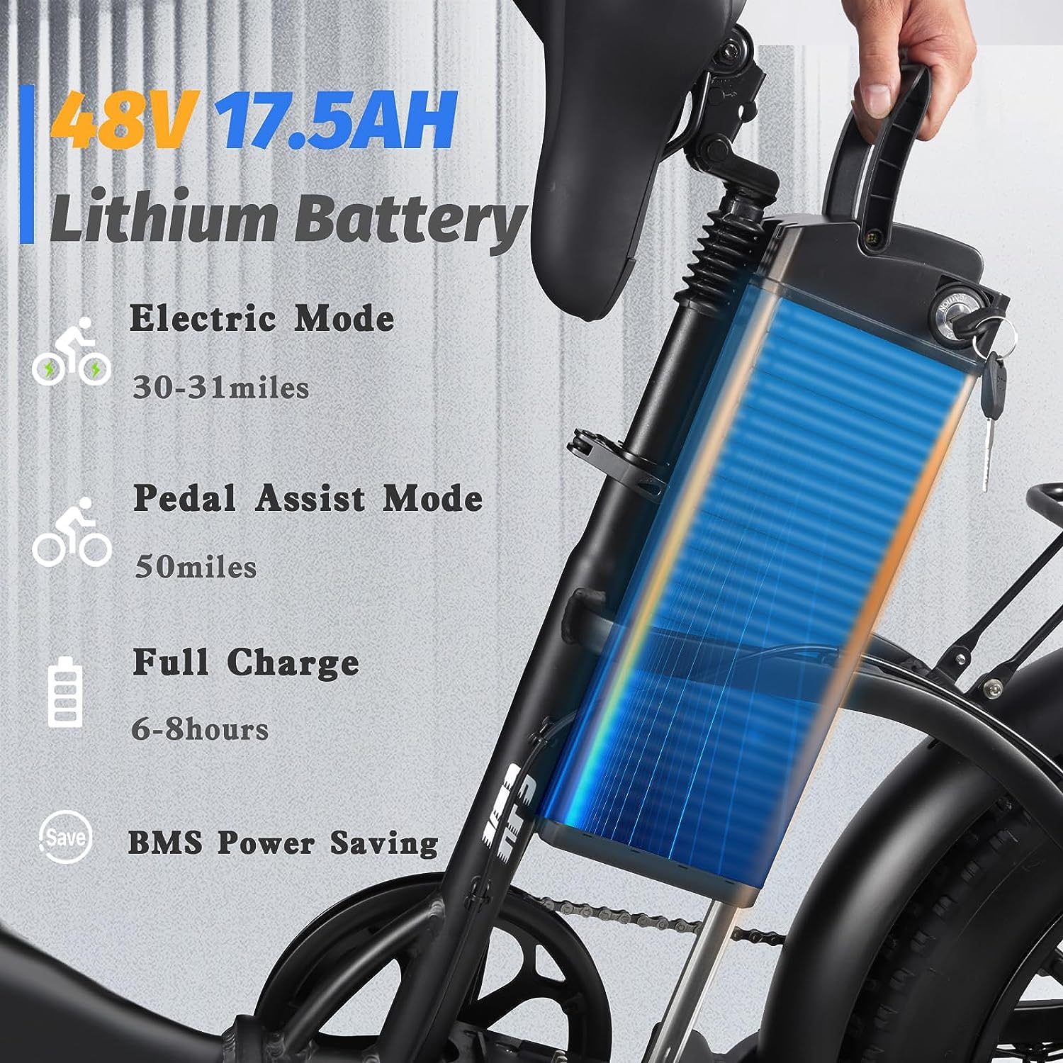 keteles klapprad e-bike KETELES KF9 1000W Faltbares E-Bike 20'' All-Terrain-Elektrofahrrad – KETELES EBIKES