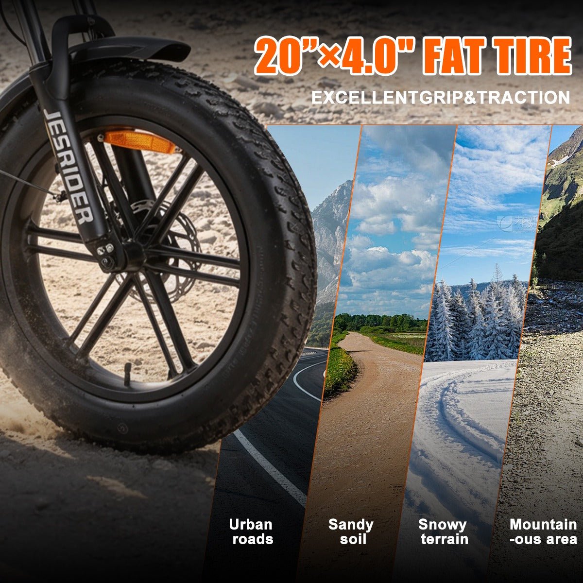  G650 electric bike  20-inch fat tire for all terrains