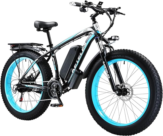 KETELES K800 1000 W elektromos kerékpár 26" x 4,0 Fat Tire Cruise elektromos kerékpár