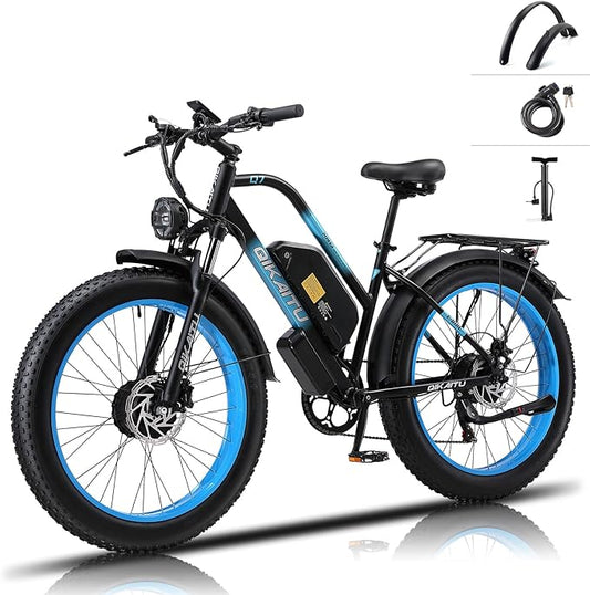 KETELES Q7 2000W Elektrofahrrad 26" Fat Tire Elektro-Mountainbike