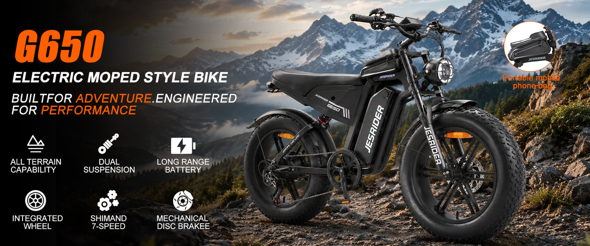 G650 electric bike banner