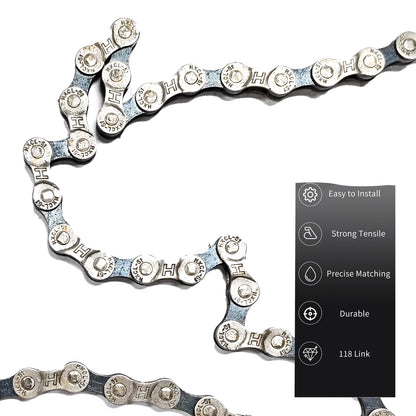 KETELE Electric Bike Chain for K800, 118 Link
