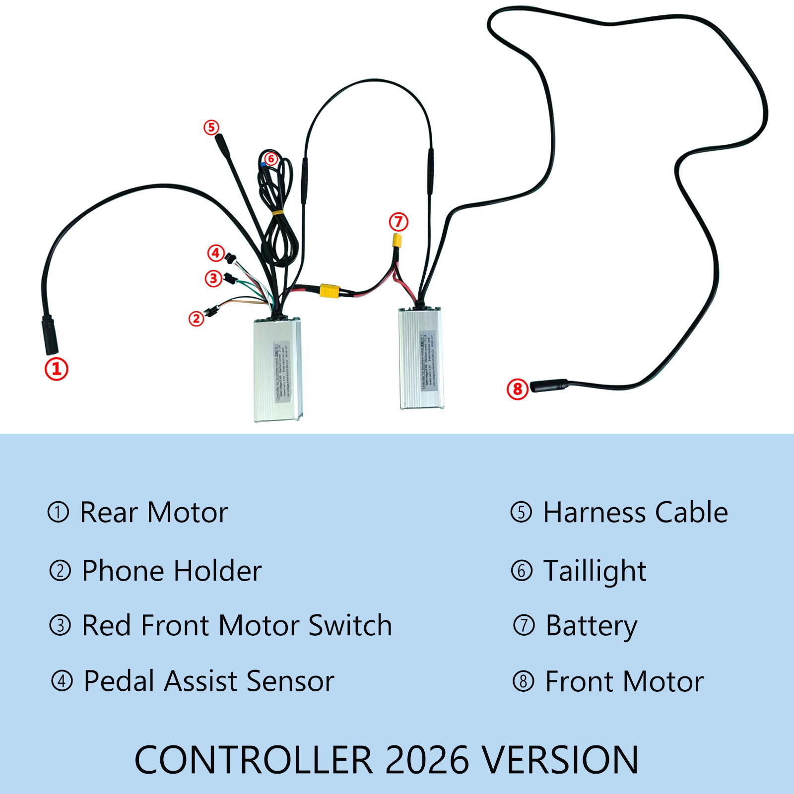 KETELES K800/V3 Ebike Controller Accessory