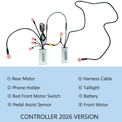 KETELES K800/V3 Ebike Controller Accessory