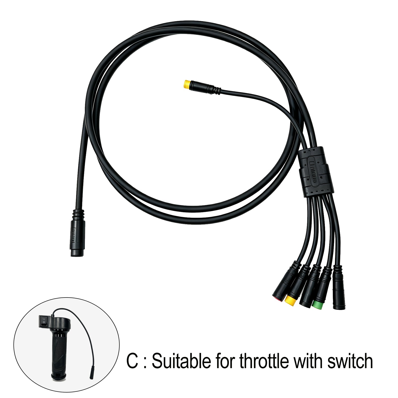 Suitable for KETELES K800 Ebike wiring harness waterproof cable