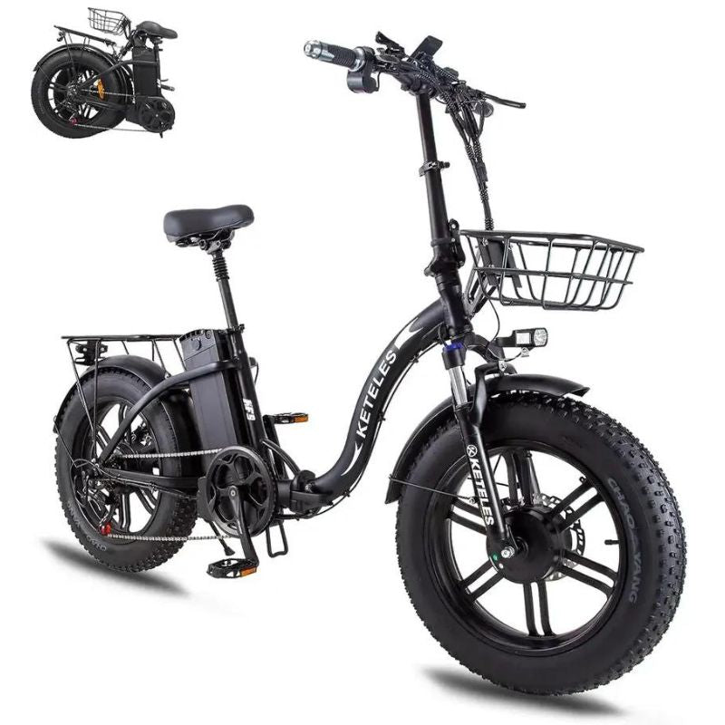 KETELES KF9 2000W Dual Motor Folding Ebikes Commuter Electric Bike