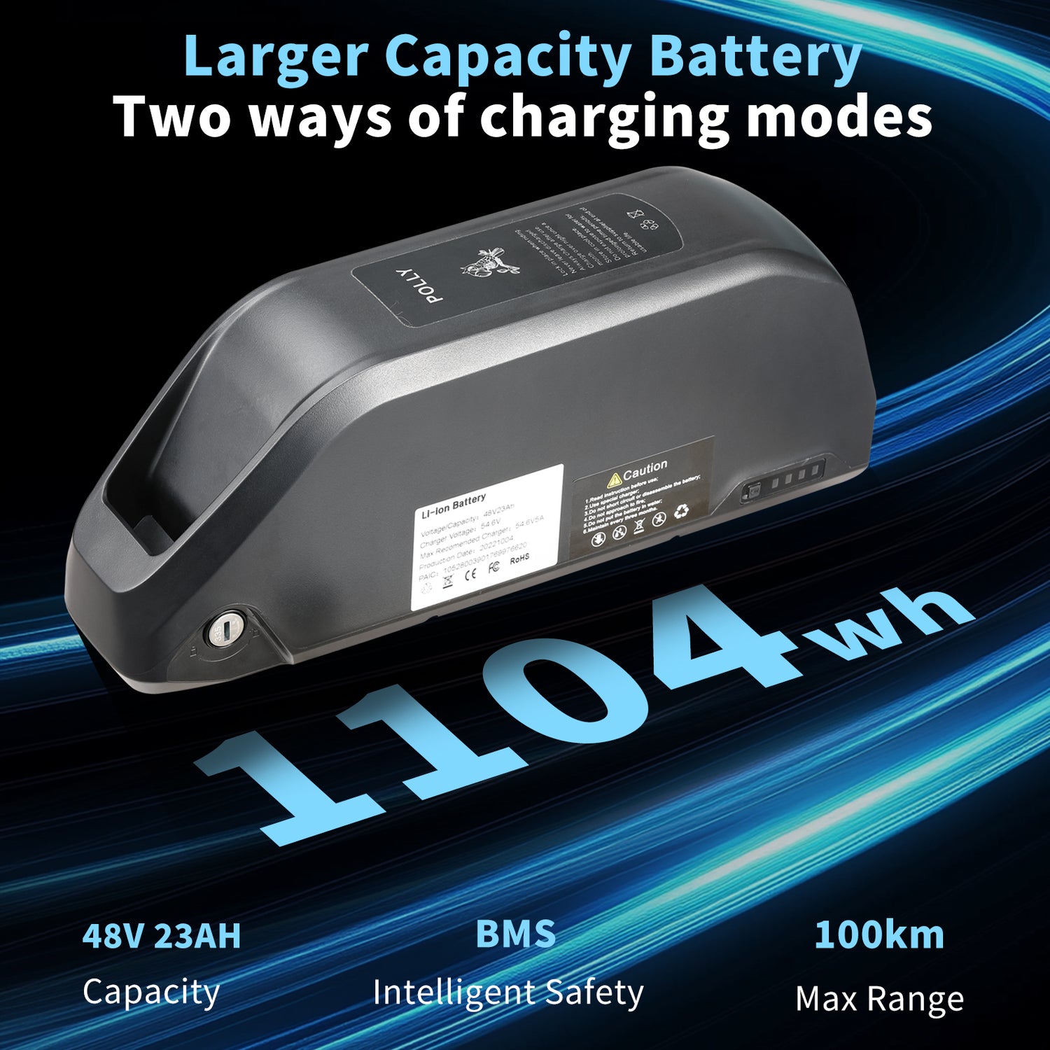 V3 48V 23AH Removable Battery