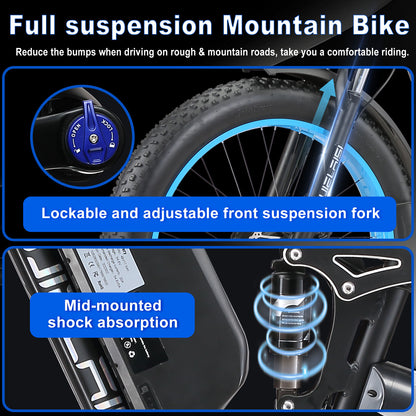 V3PRO Fat Tire Electric Bike 