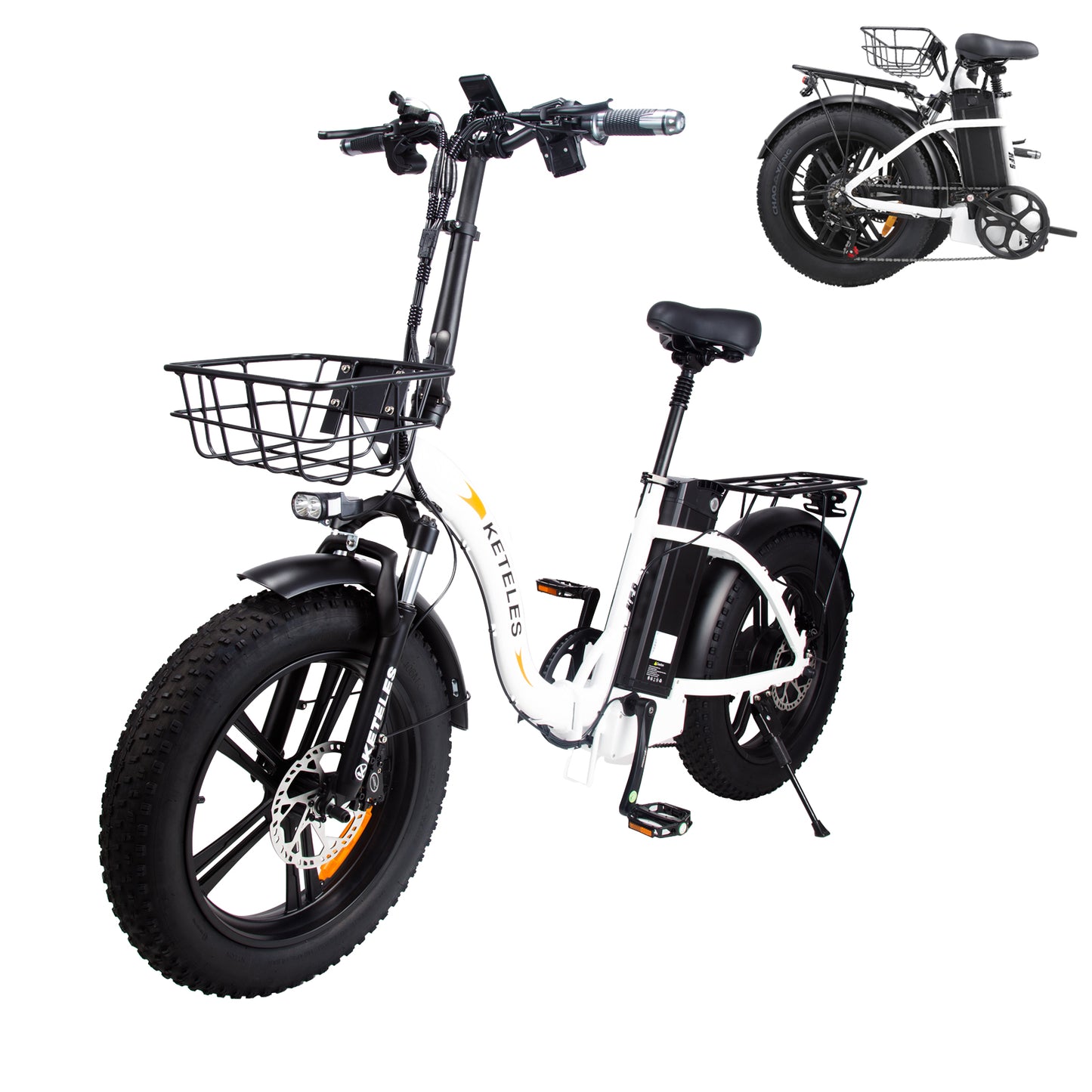 keteles klapprad e-bike KETELES KF9 1000W Faltbares E-Bike 20'' All-Terrain-Elektrofahrrad – KETELES EBIKES