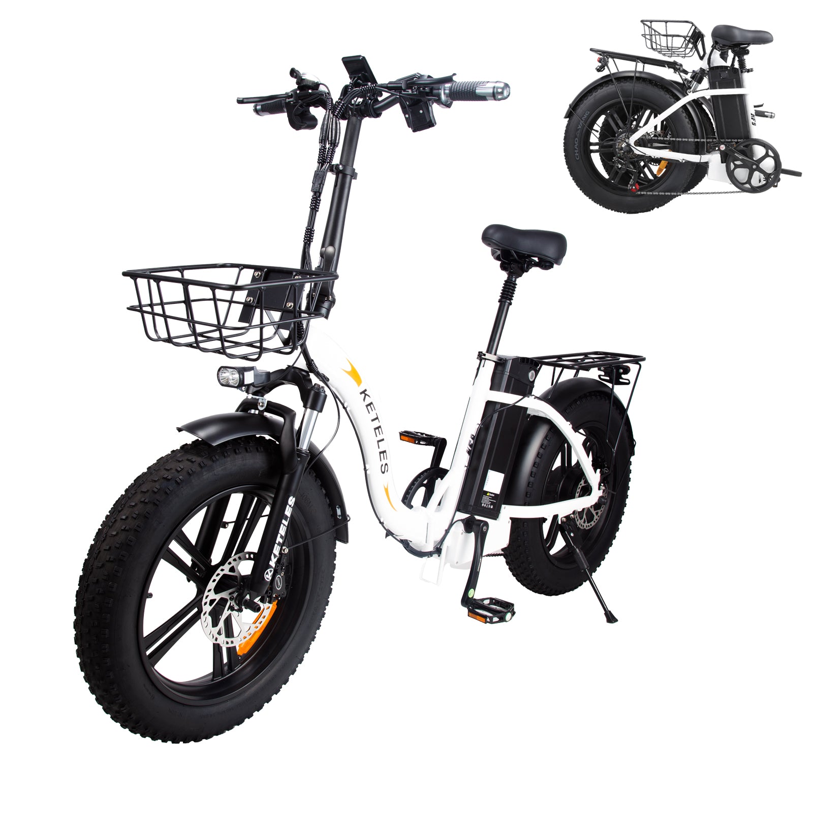 KETELES KF9 1000W Folding Ebikes 20'' All Terrain Electric Bicycle – KETELES EBIKES