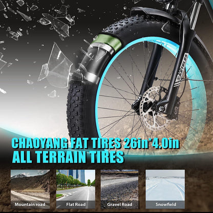1000W Fat Tire E-Bike