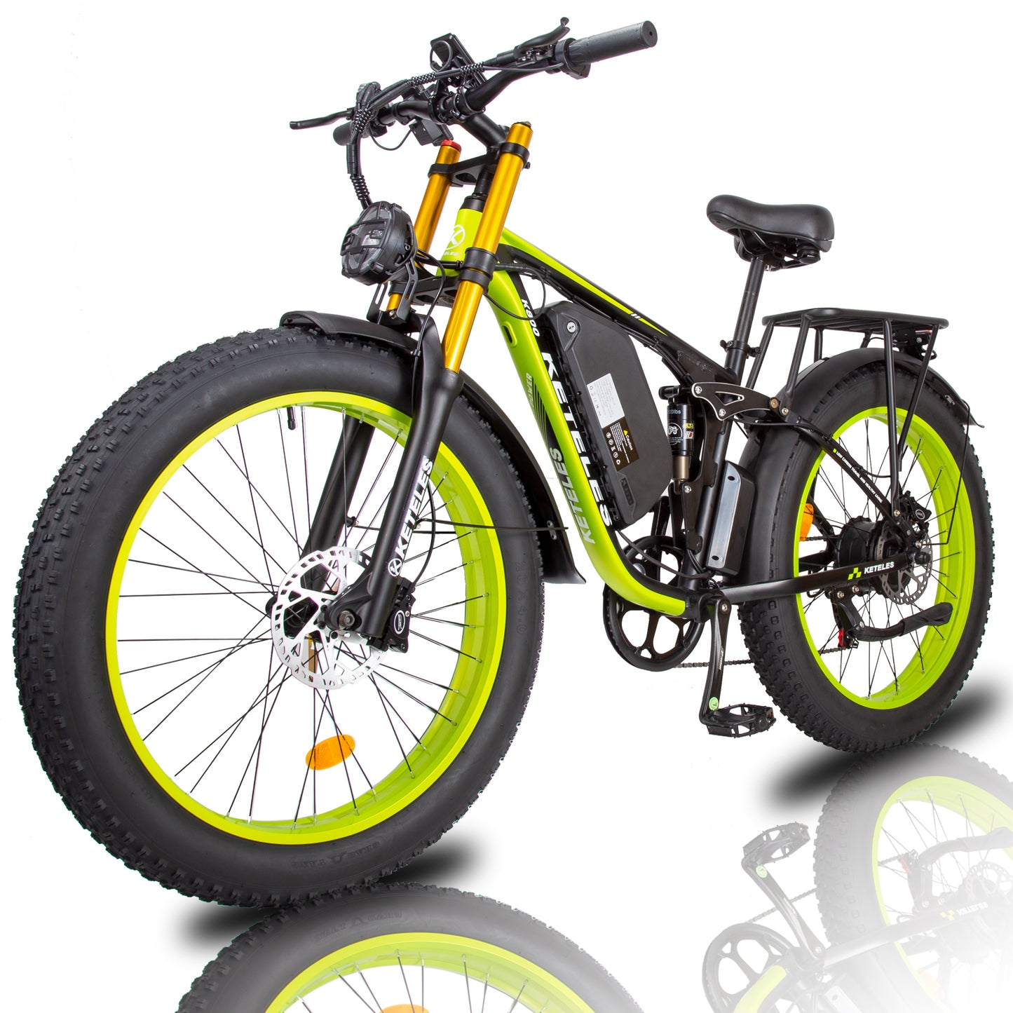 KETELES K800 PRO 1000W Electric Bike 26" x 4.0 Fat Tire Ebikes