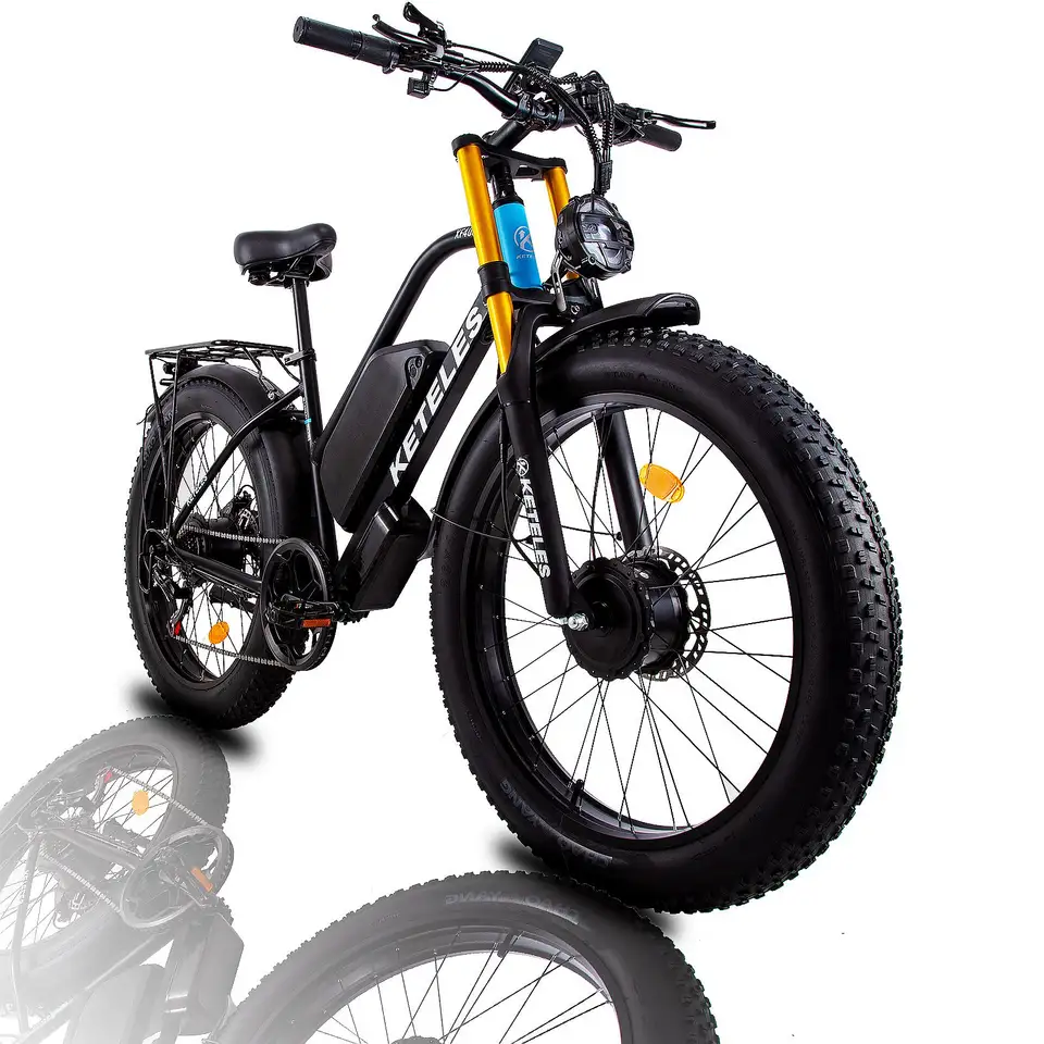 KETELES XF4000 2000W AWD Elektrofahrrad Doppelmotor Elektrofahrrad